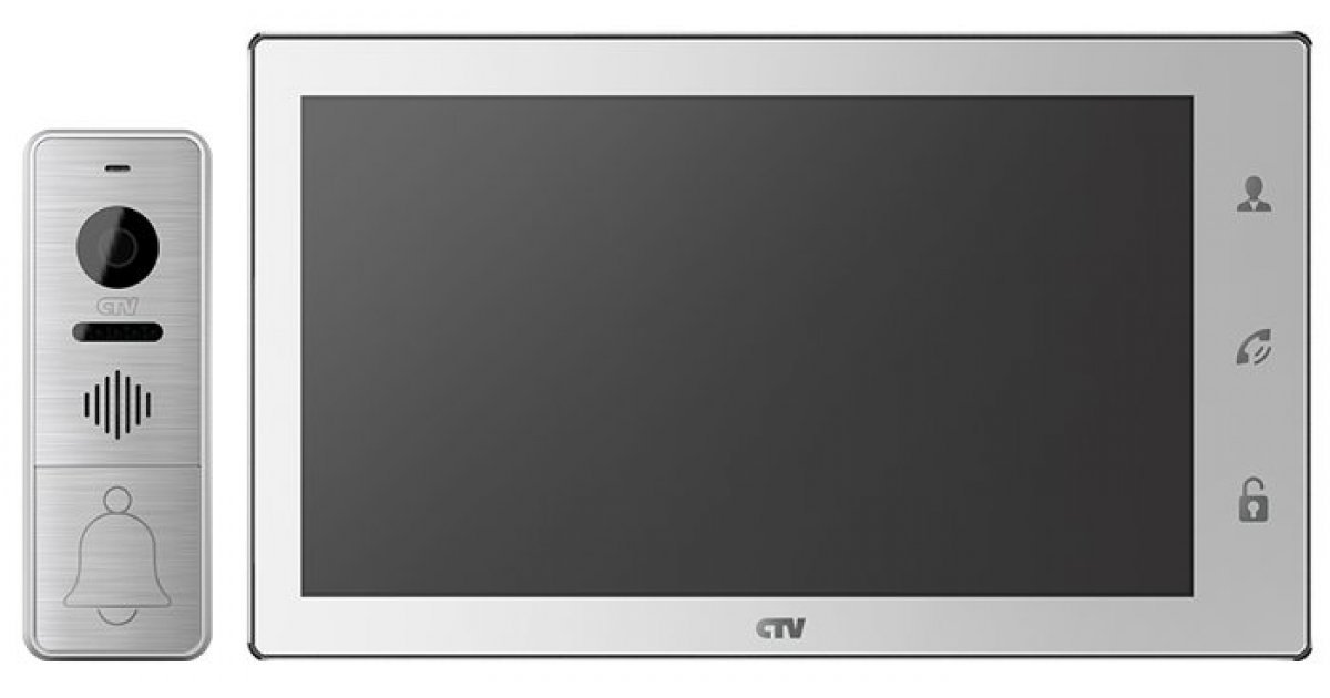 Комплект цветного видеодомофона CTV-DP4706AHD W