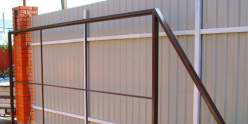 Комплект стандарт для откатных ворот с шиной 5 м + каркас